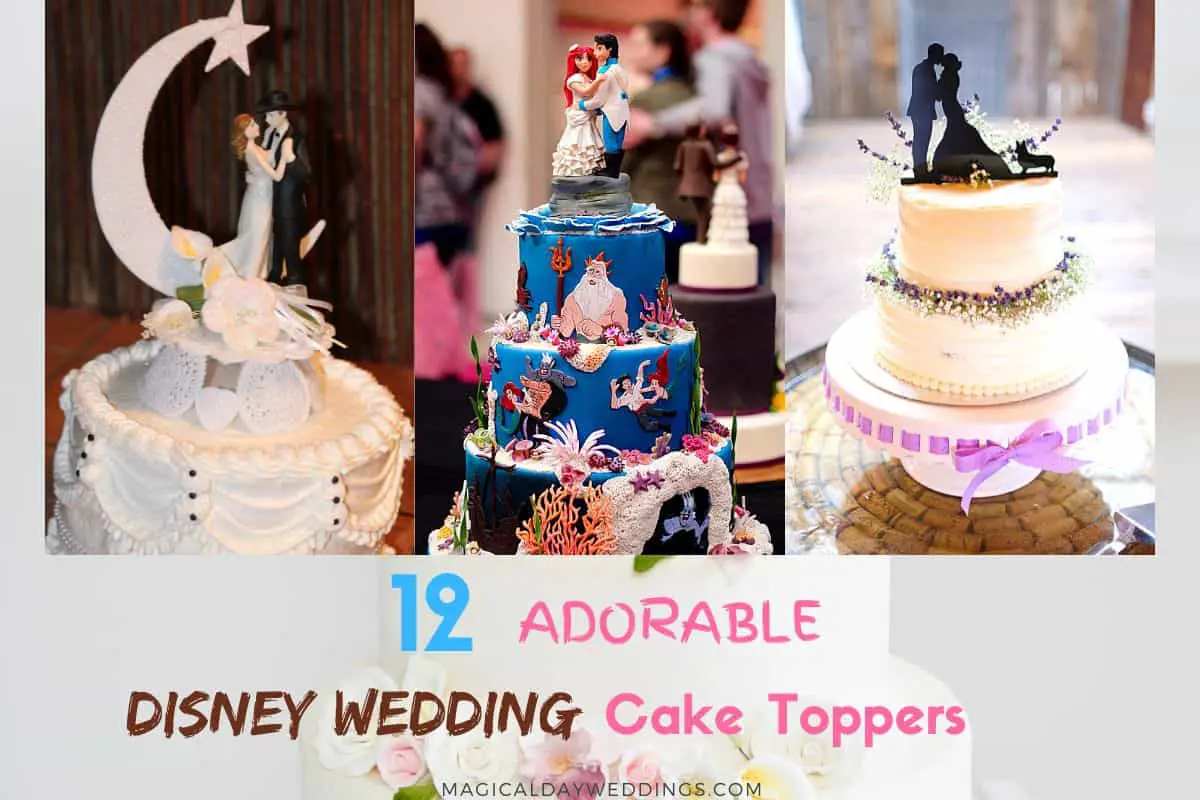 12 Adorable Disney Wedding Cake Toppers