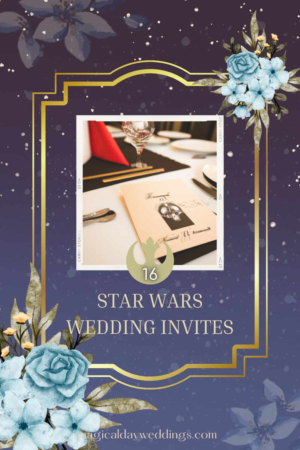 16 star wars wedding invites you'll love - magical day weddings