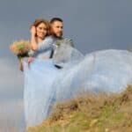 38 Incredible Light Blue Wedding Dresses