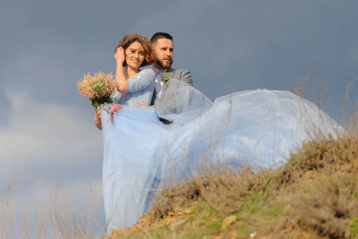 38 Incredible Light Blue Wedding Dresses