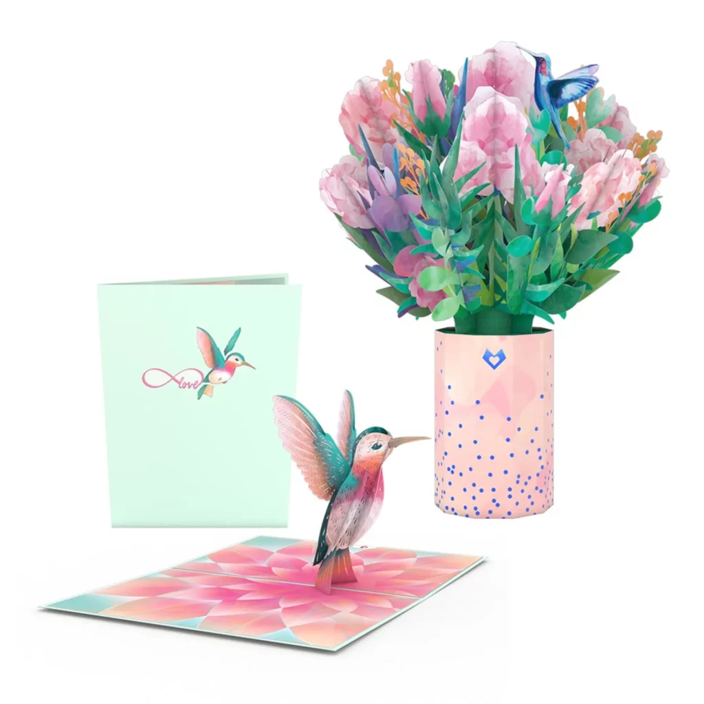 Hummingbird Wedding Card Bundle by LovePop