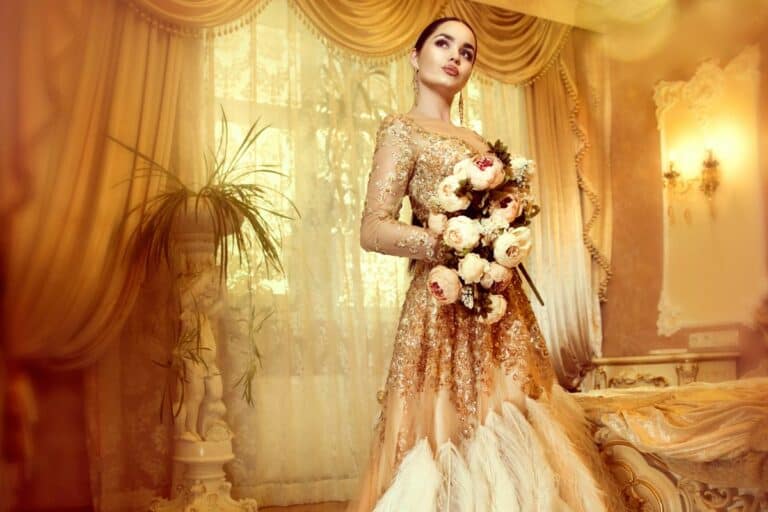 15 Best Gold Wedding Dresses For Your Special Day