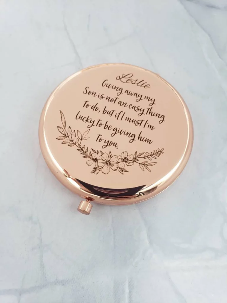 personalized pocket mirror