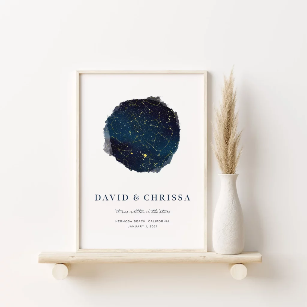 personalized star map