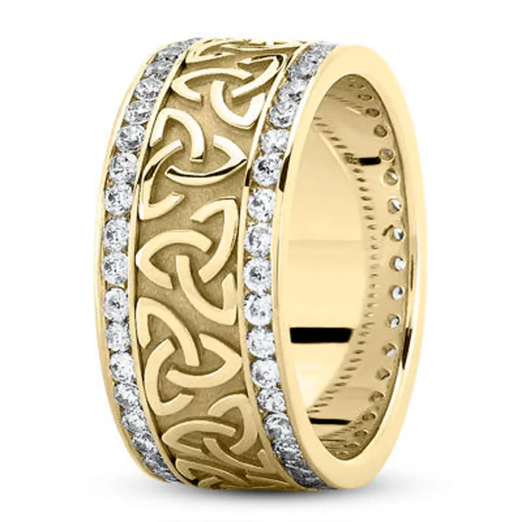 Eternity Trinity Celtic Knot Wedding Ring