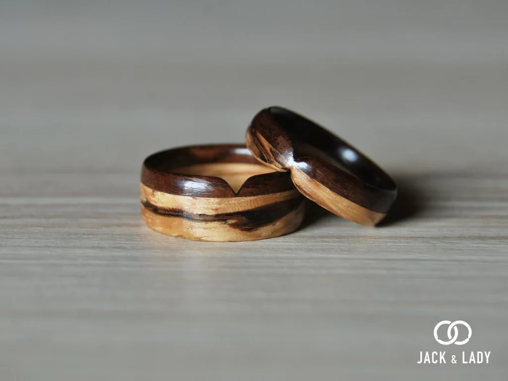 bentwood couple rings