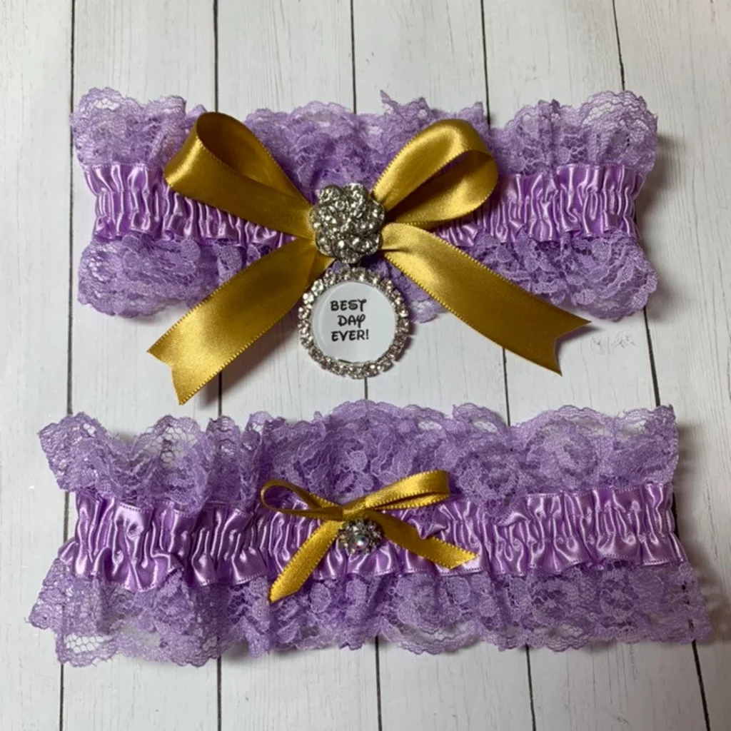 tangled inspired garter set