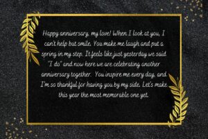 What To Write In An Anniversary Card To Your Husband