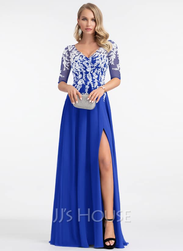 Blue Detailed Dress