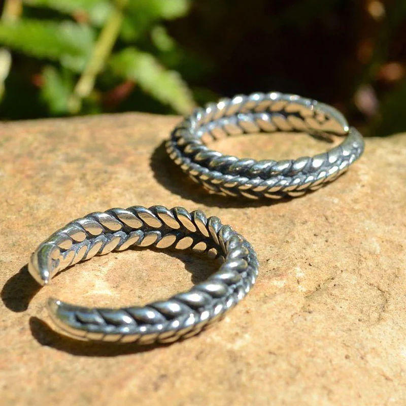 Braided Torc Viking Ring