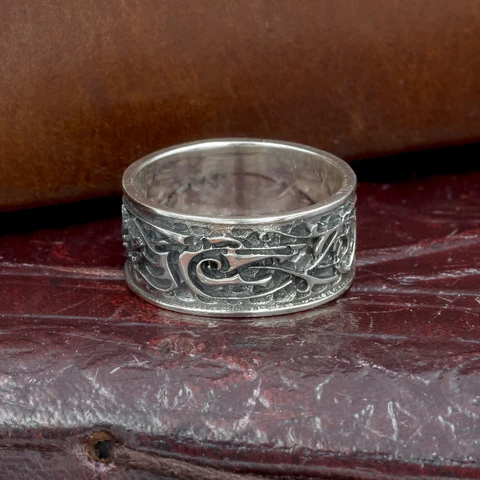 Fenrir Wolf Wedding Ring