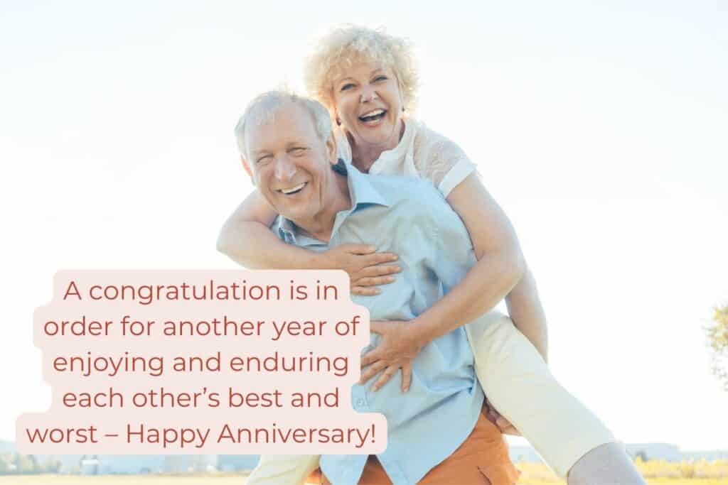 Funny Anniversary Wishes for Parents