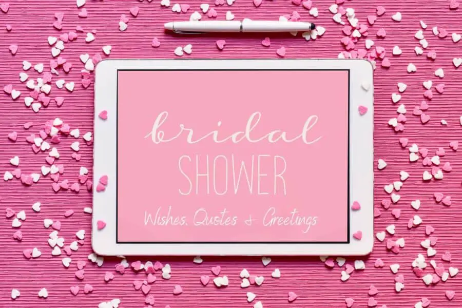Bridal Shower Wishes Quotes and Greetings
