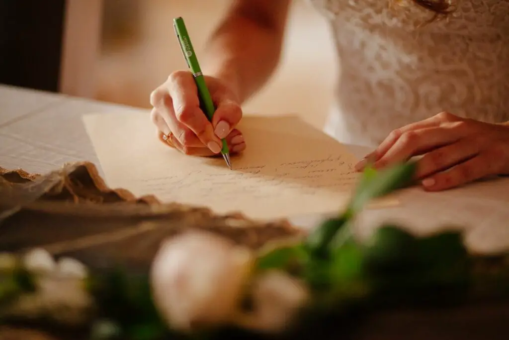 How to Write Wedding Vows