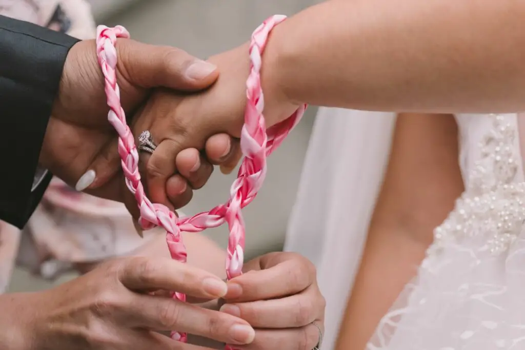 Irish Wedding Tying the Knot