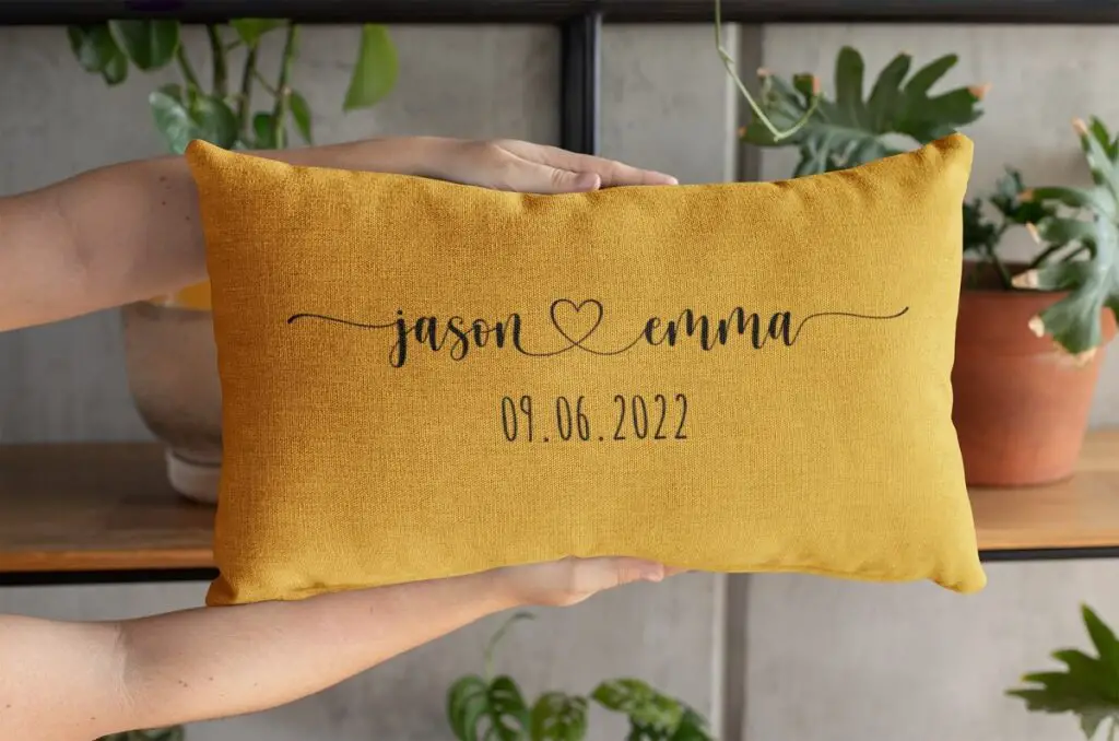 Personalized pillow