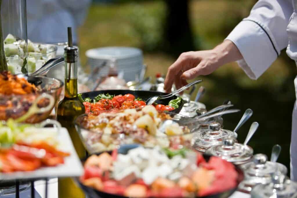 Backyard Wedding Catering