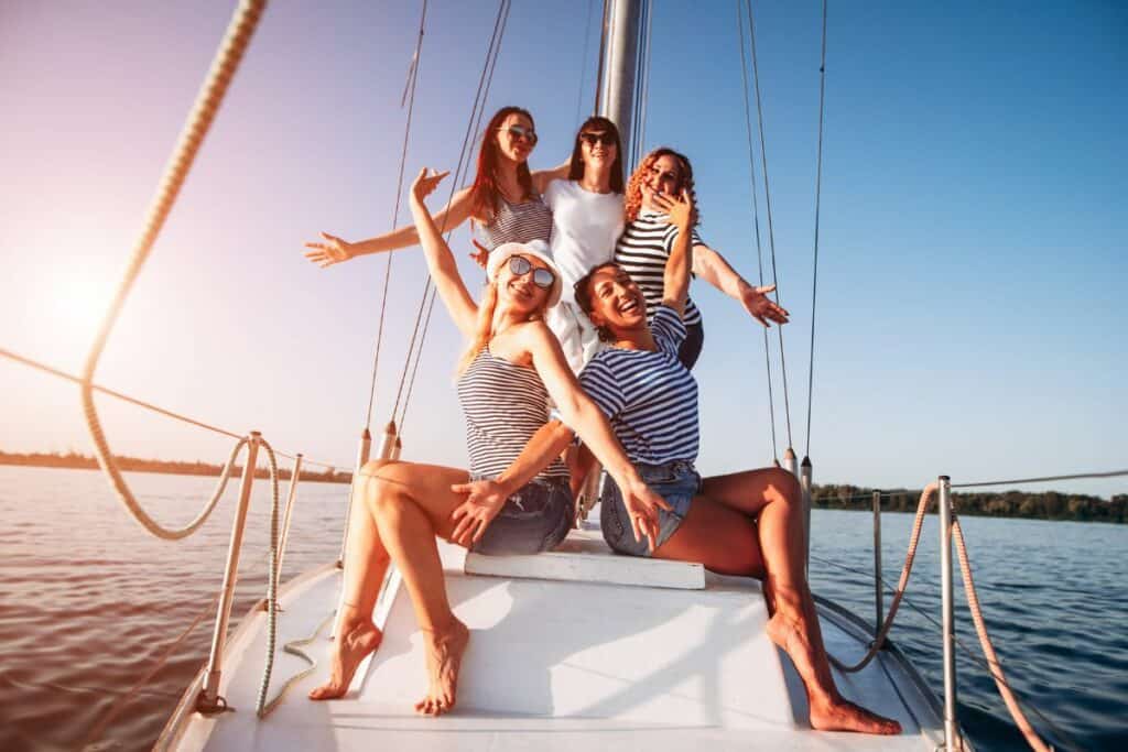 Beach Bachelorette Party Sunset Photoshoot