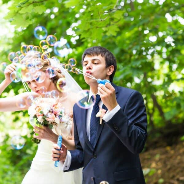 Do Bubbles Stain Your Wedding Dress