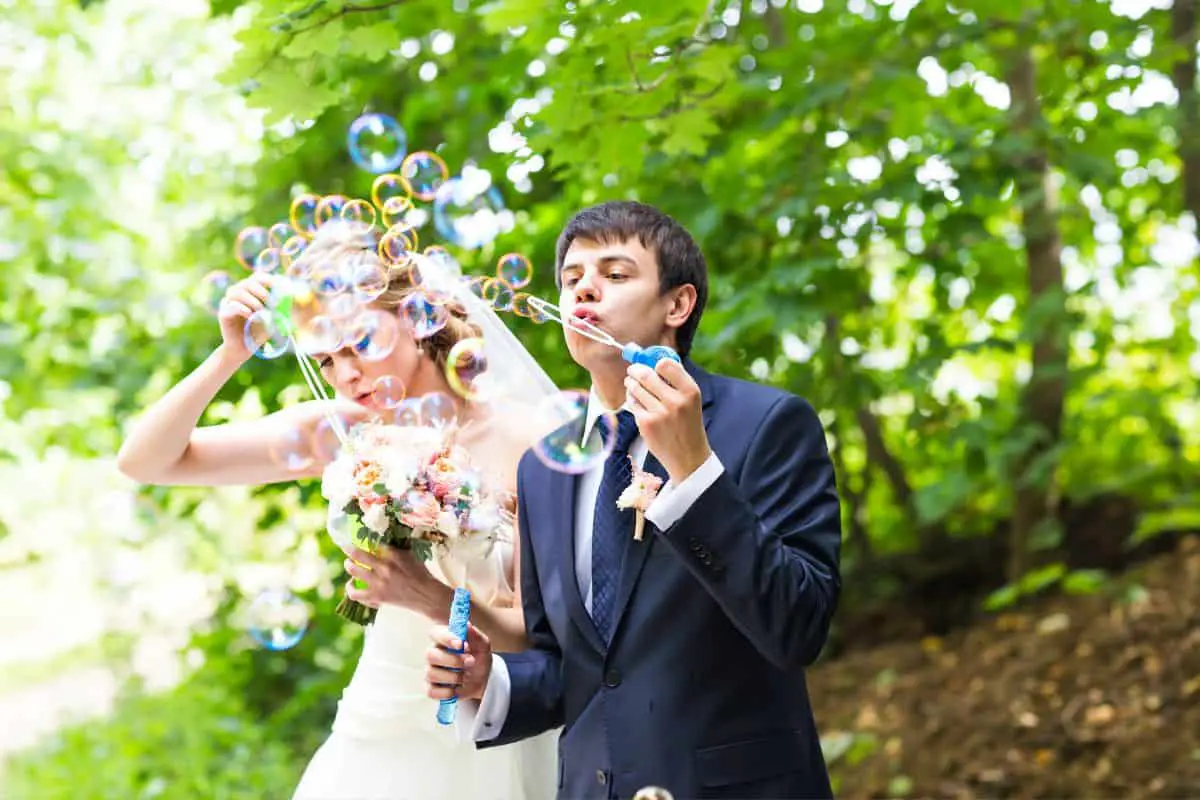 Do Bubbles Stain Your Wedding Dress