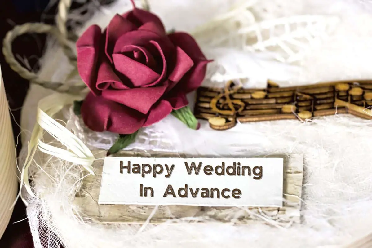 In Advance Wedding Wishes
